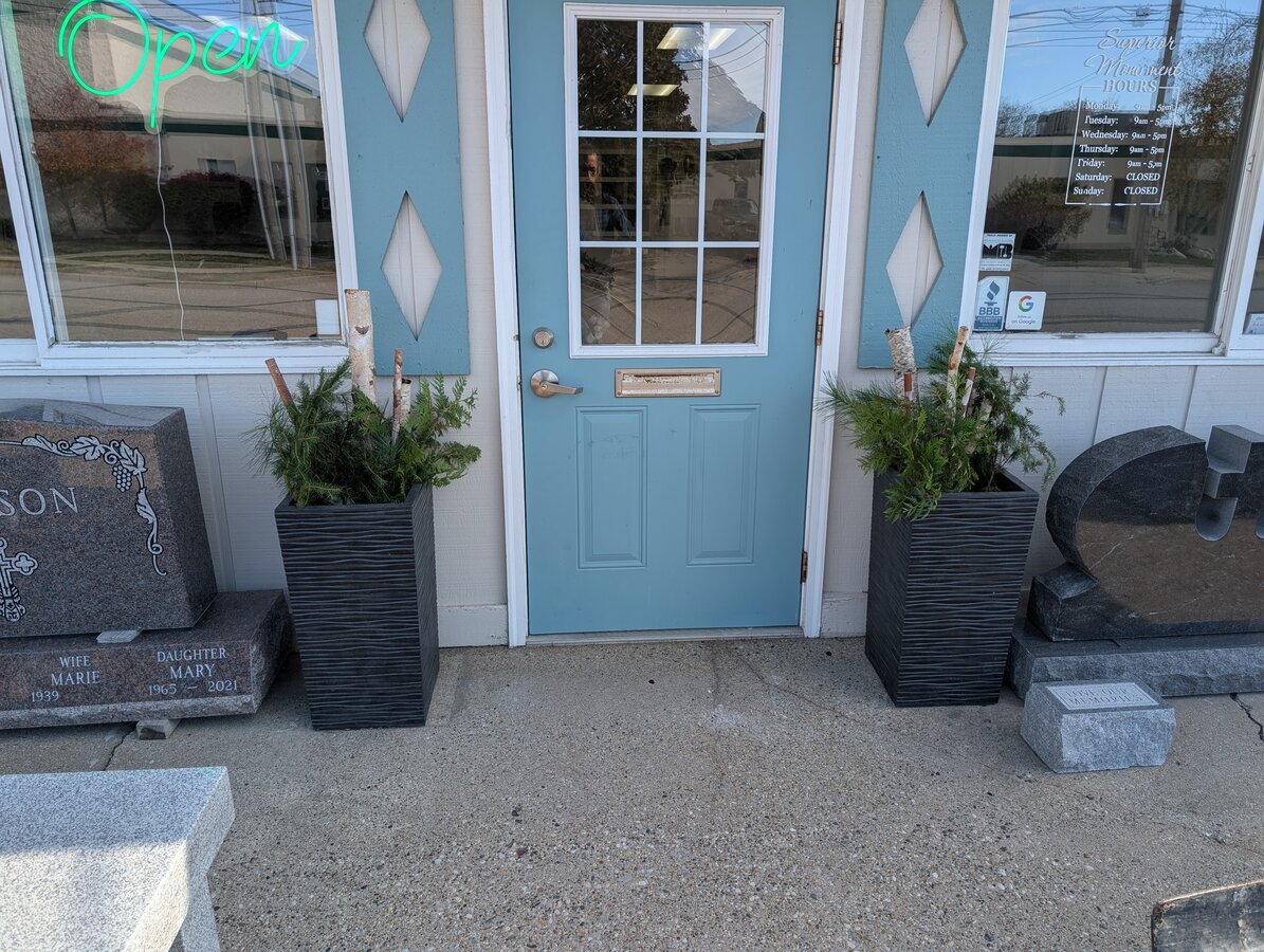 Holiday Entrance Planters